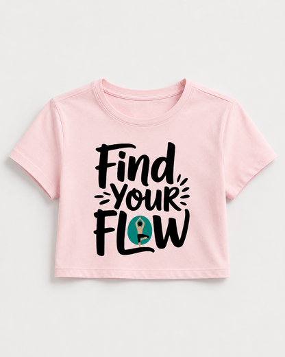 FIND YOUR FLOW - Baby Tee