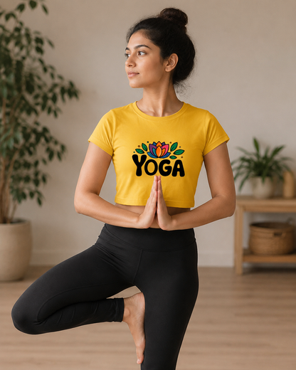 YOGA🧘🏽‍♀️ - Crop Top