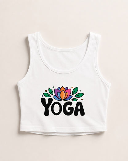 YOGA🧘🏽‍♀️ - Crop Tank