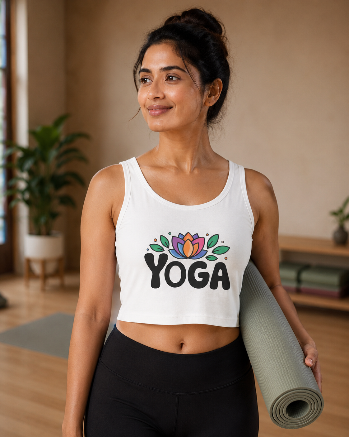 YOGA🧘🏽‍♀️ - Crop Tank