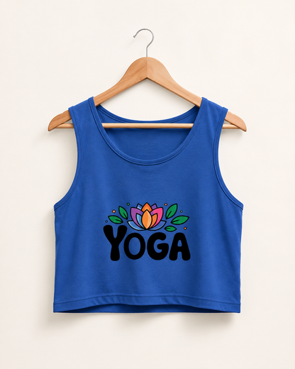 YOGA🧘🏽‍♀️ - Crop Tank