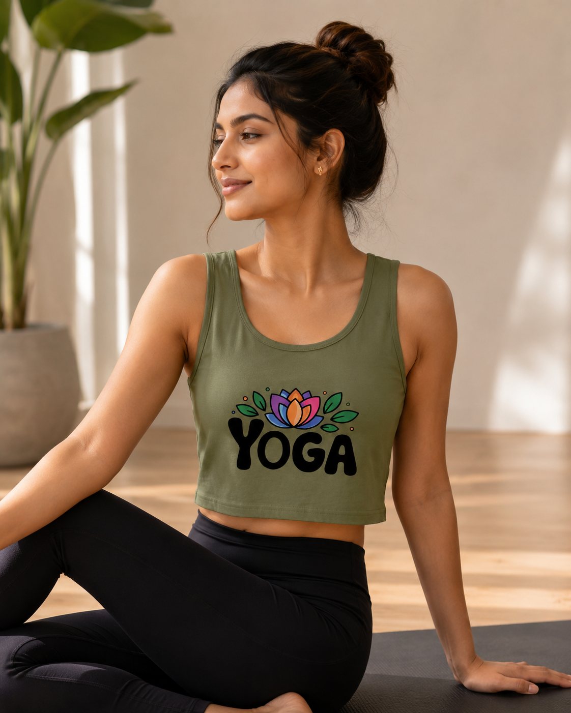YOGA🧘🏽‍♀️ - Crop Tank