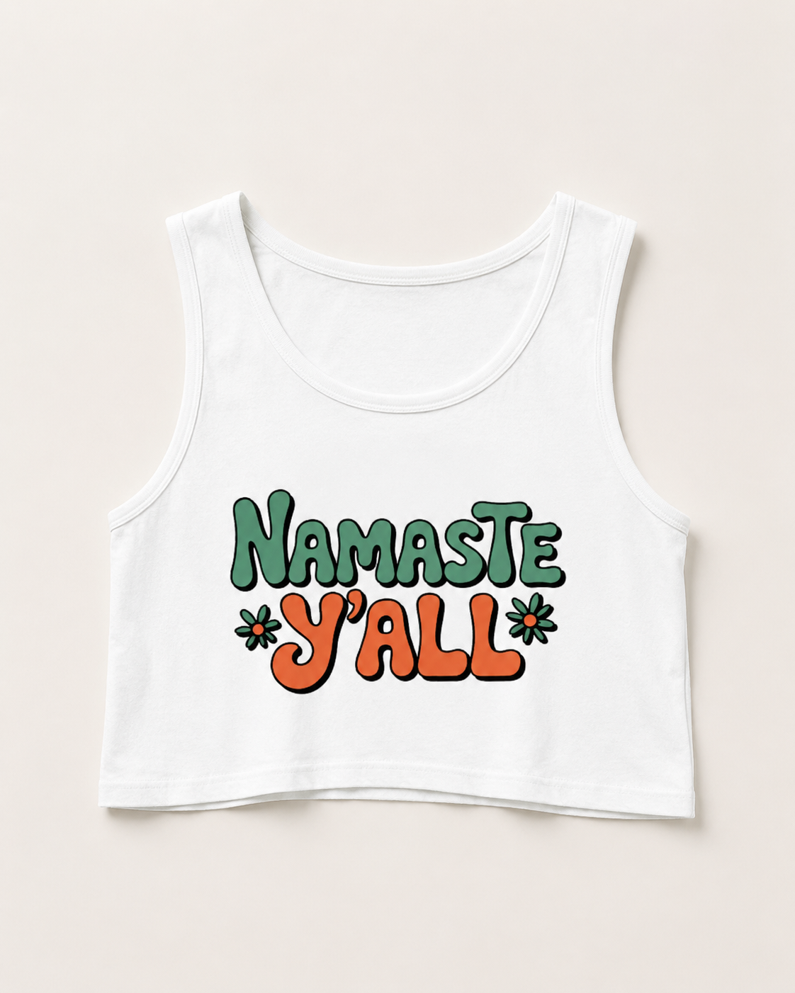 NAMASTE Y'ALL - Crop Tank