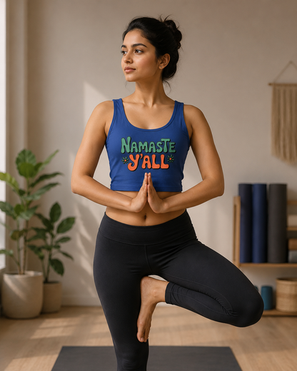 NAMASTE Y'ALL - Crop Tank
