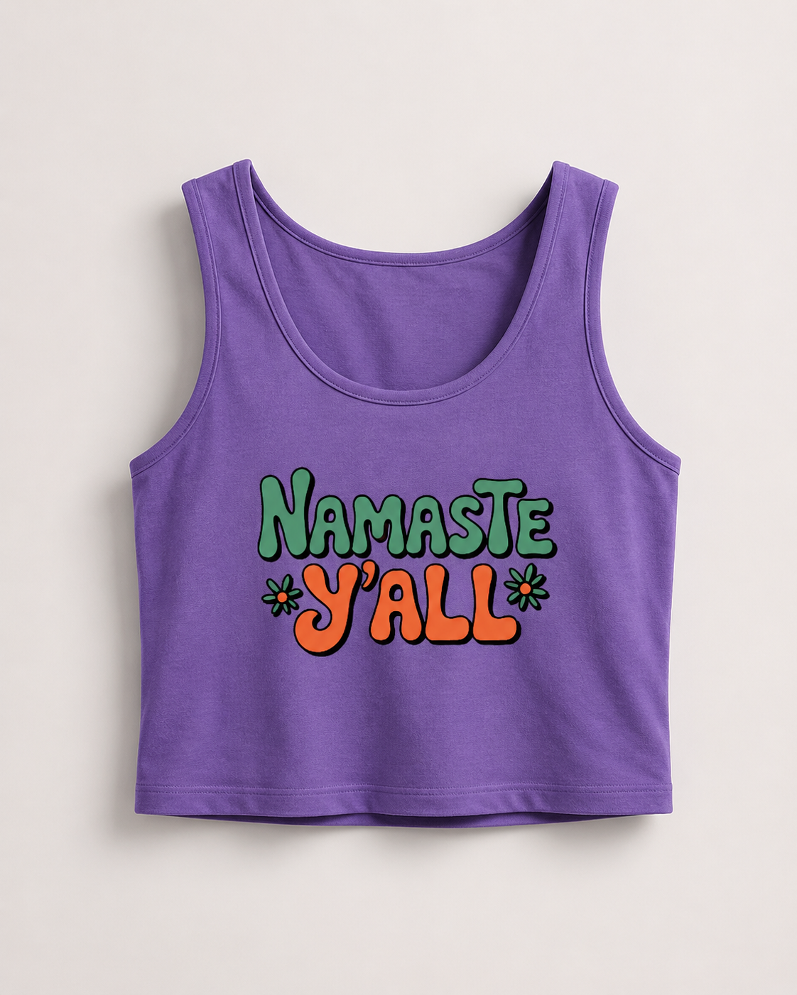 NAMASTE Y'ALL - Crop Tank