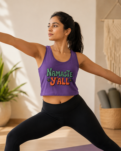 NAMASTE Y'ALL - Crop Tank