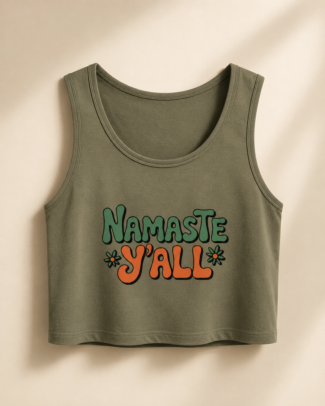 NAMASTE Y'ALL - Crop Tank
