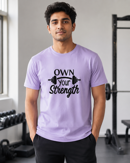 Own UR Strength - Round Neck T-Shirt