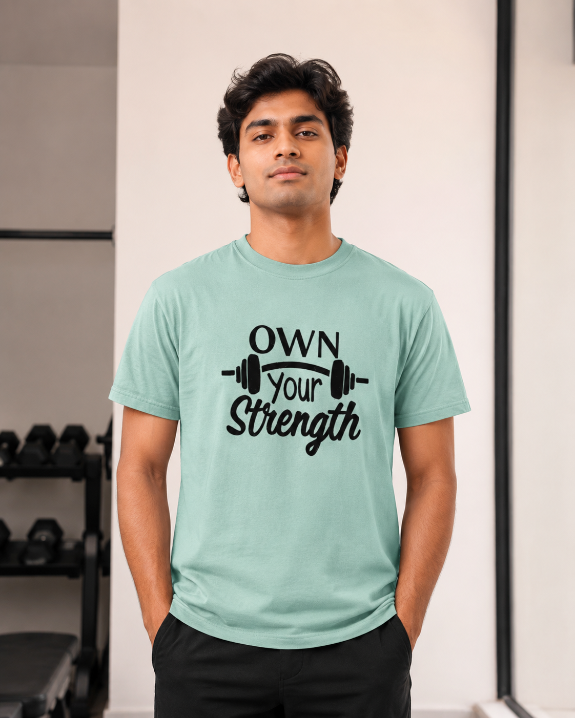 Own UR Strength - Round Neck T-Shirt