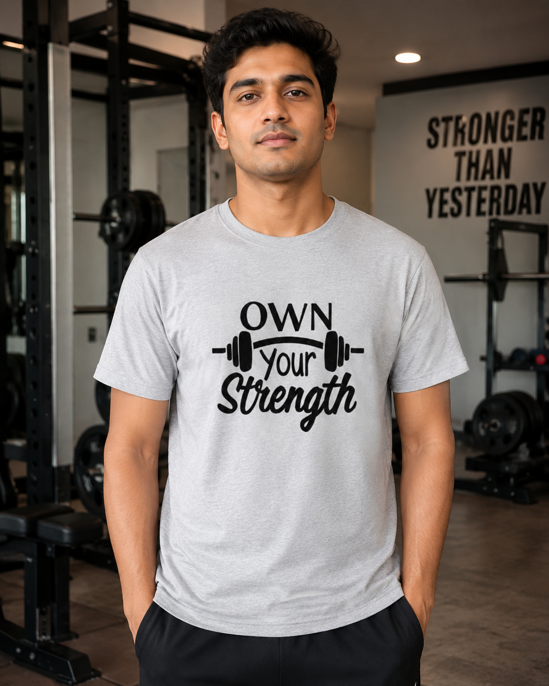 Own UR Strength - Round Neck T-Shirt