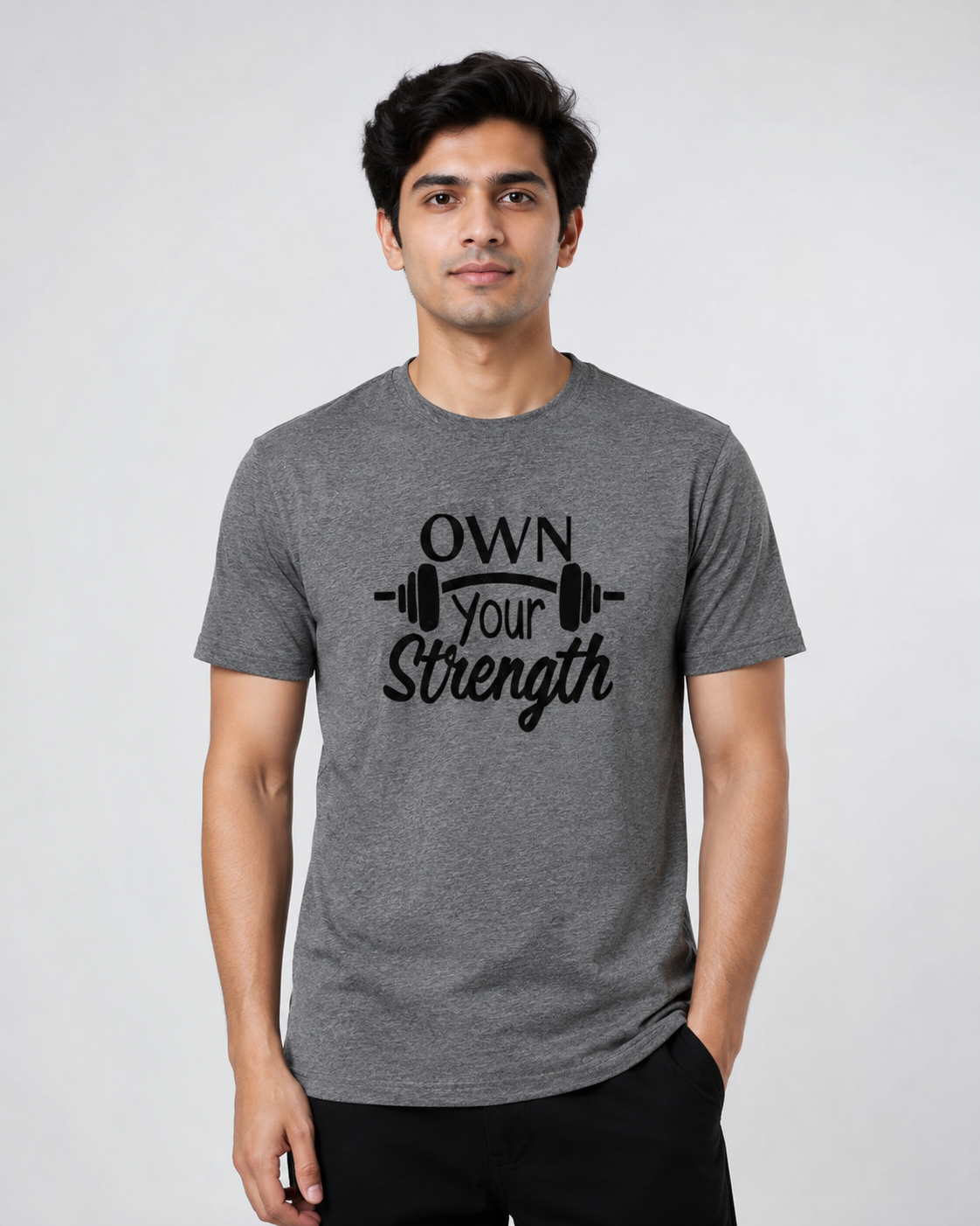 Own UR Strength - Round Neck T-Shirt