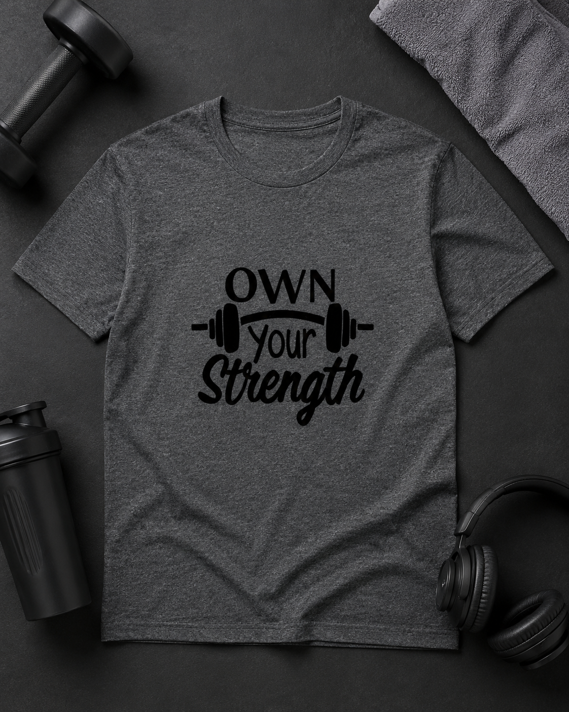 Own UR Strength - Round Neck T-Shirt