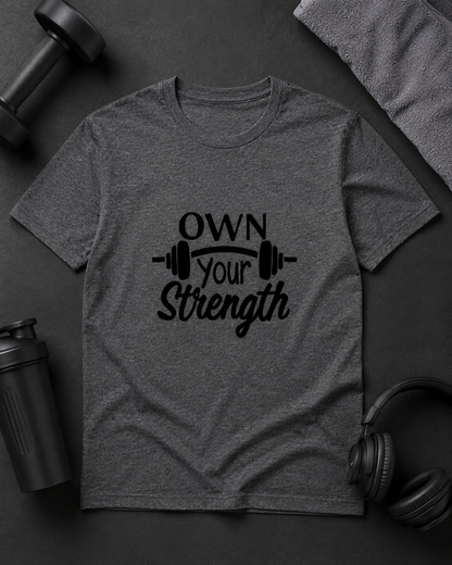 Own UR Strength - Round Neck T-Shirt