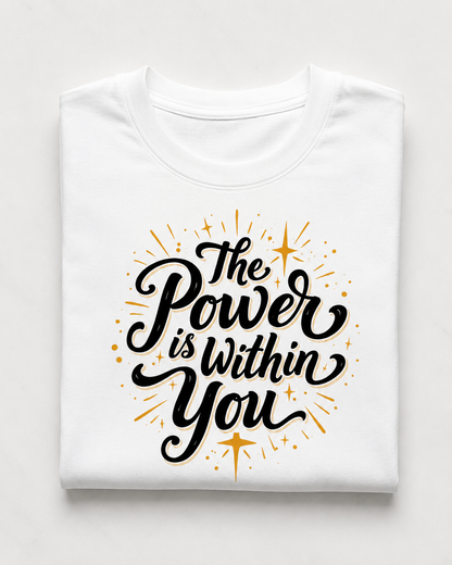 Powerfull - Round Neck T-shirt
