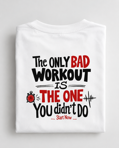 Back Print Workout - Unisex Oversized T-Shirt