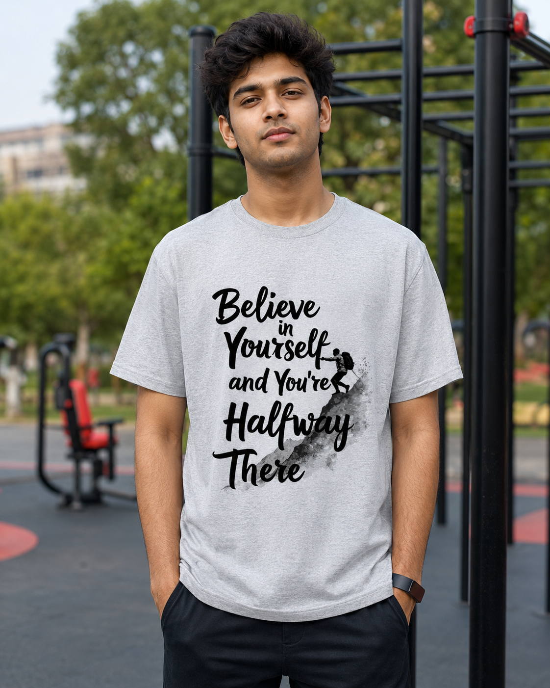 Believe in Yourself - Round Neck T-Shirt