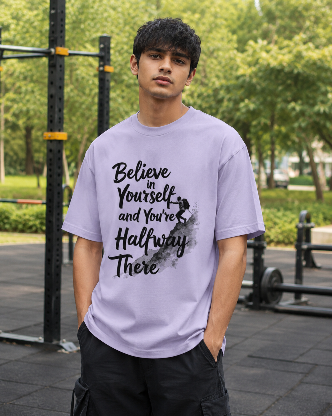 Believe in Yourself - Round Neck T-Shirt
