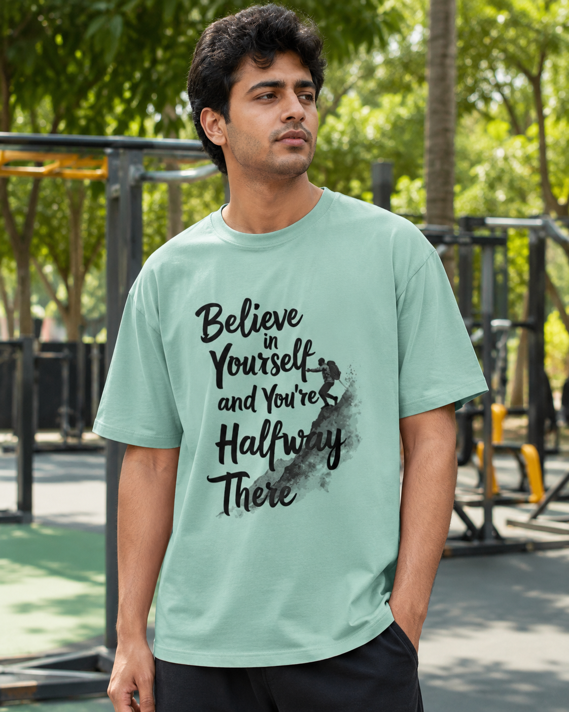 Believe in Yourself - Round Neck T-Shirt