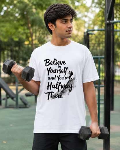 Believe in Yourself - Round Neck T-Shirt