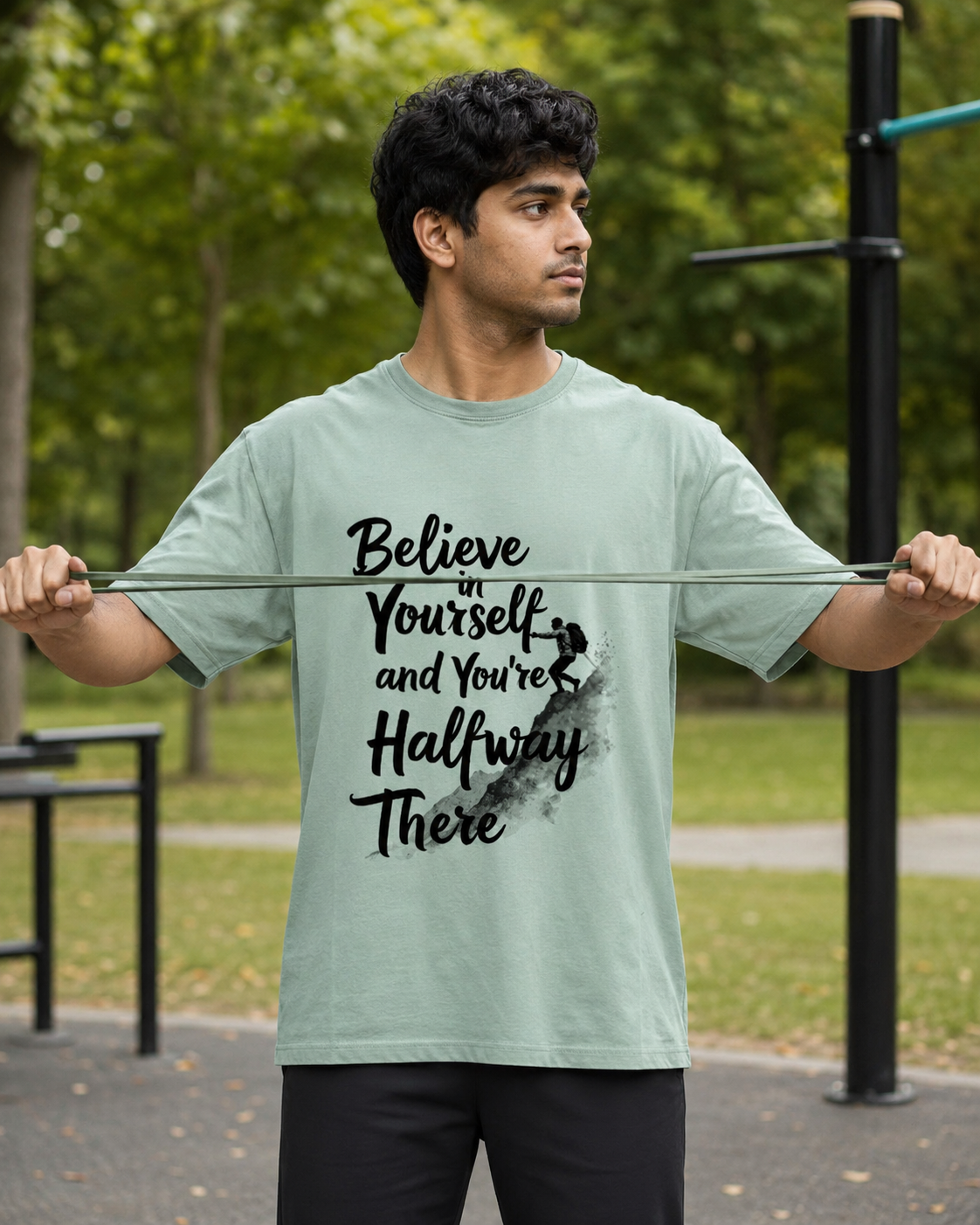 Believe in Yourself - Round Neck T-Shirt