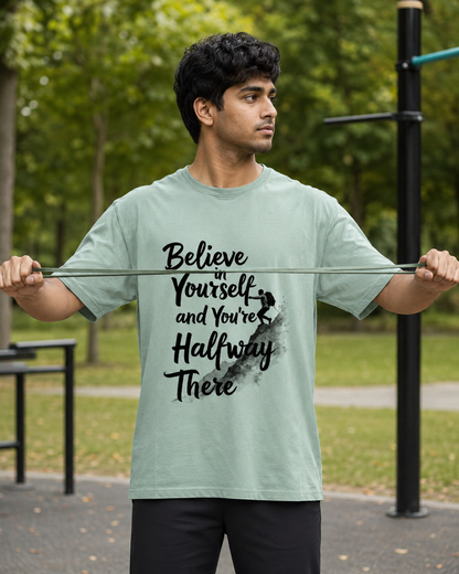Believe in Yourself - Round Neck T-Shirt