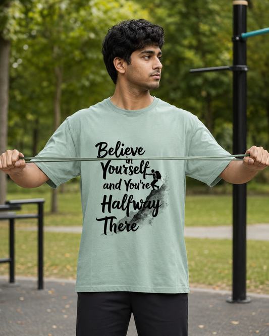 Believe in Yourself - Round Neck T-Shirt