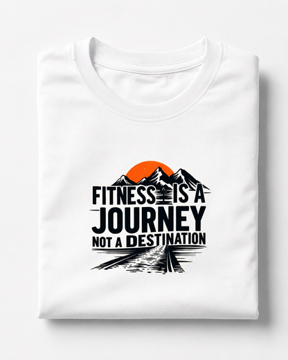 Fitness Journey - Round Neck T-Shirt