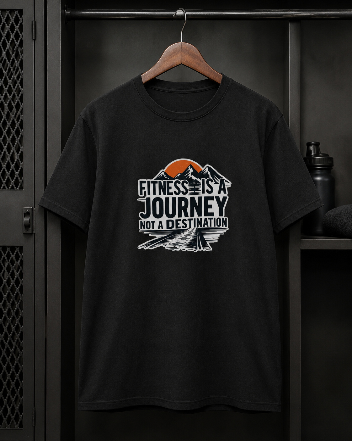 Fitness Journey - Round Neck T-Shirt
