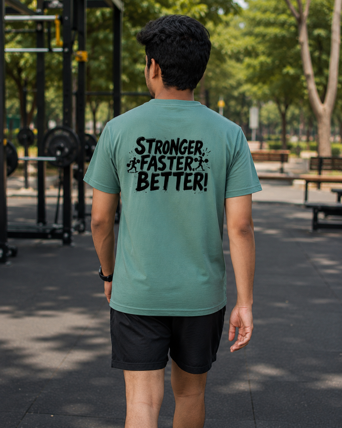 Stronger Better - Round Neck T-Shirt