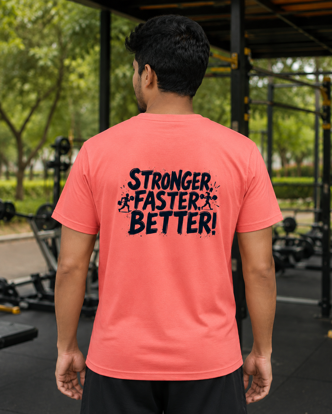 Stronger Better - Round Neck T-Shirt