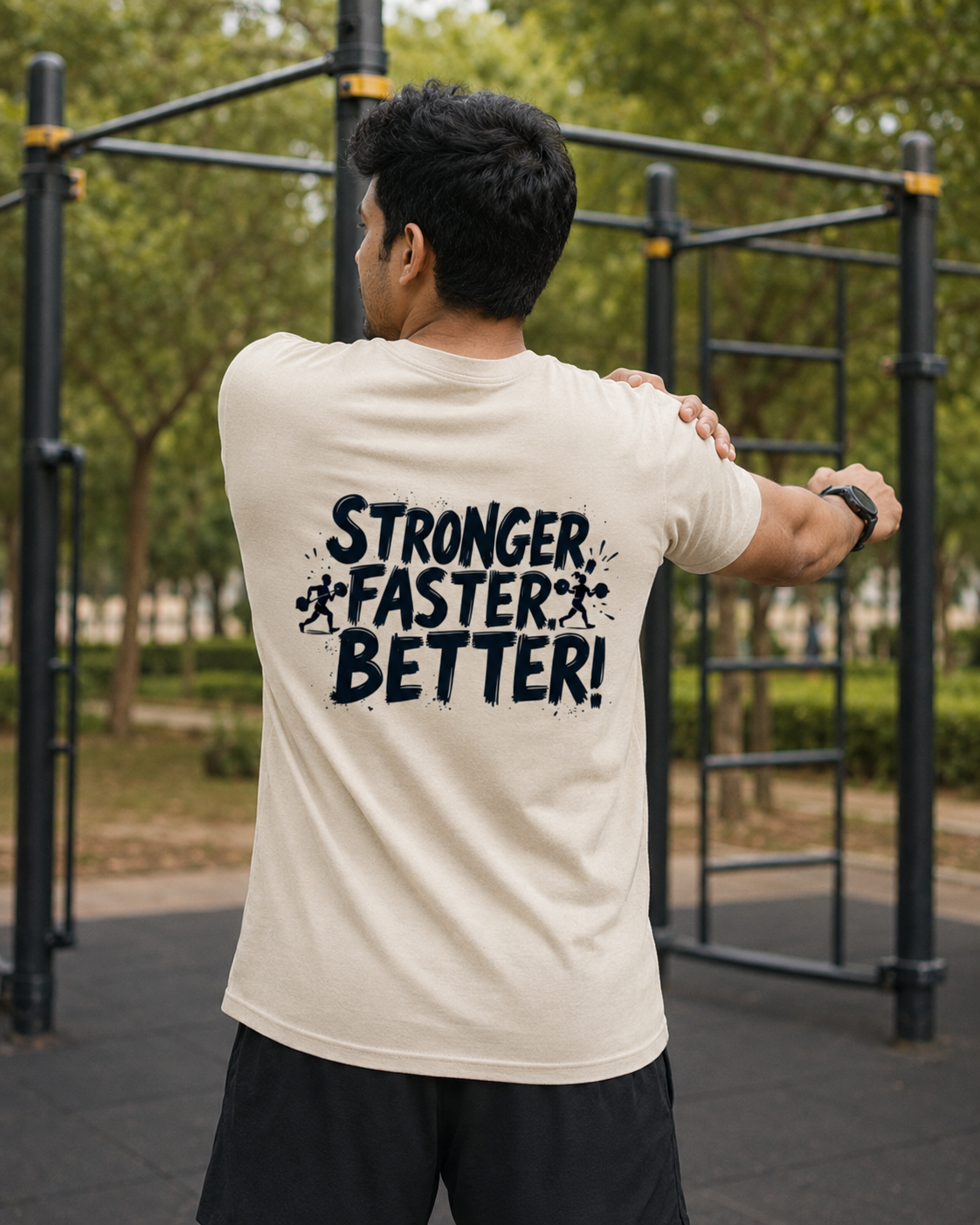 Stronger Better - Round Neck T-Shirt