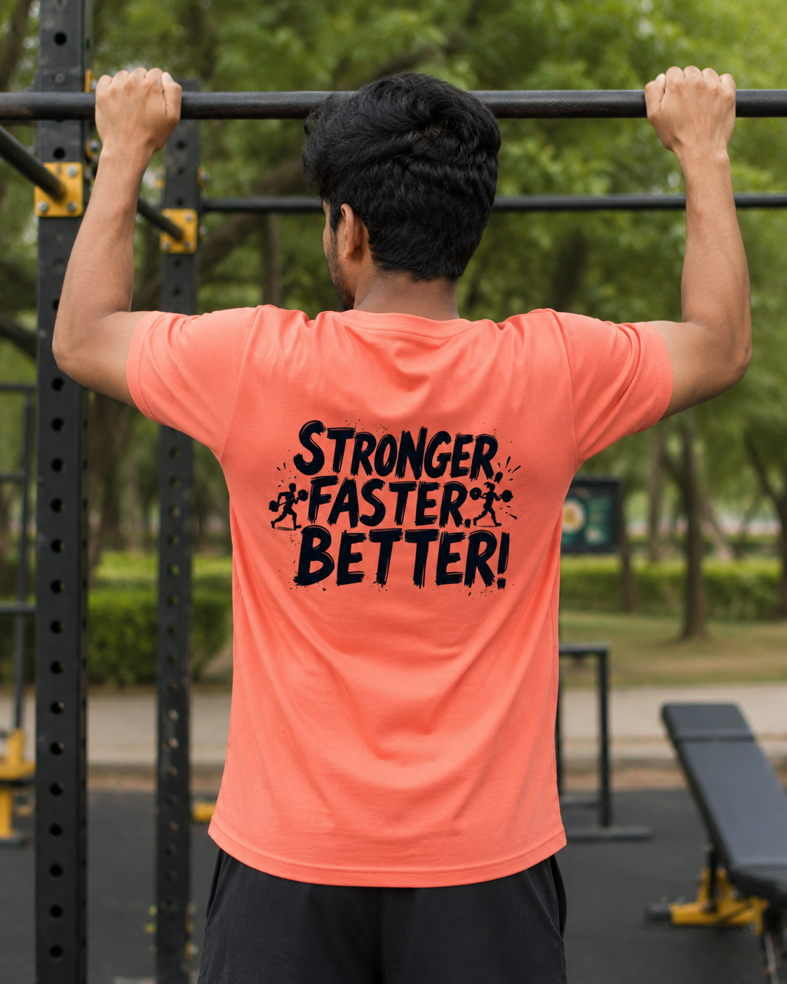 Stronger Better - Round Neck T-Shirt