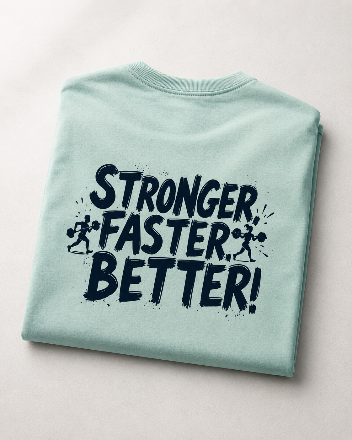 Stronger Better - Round Neck T-Shirt
