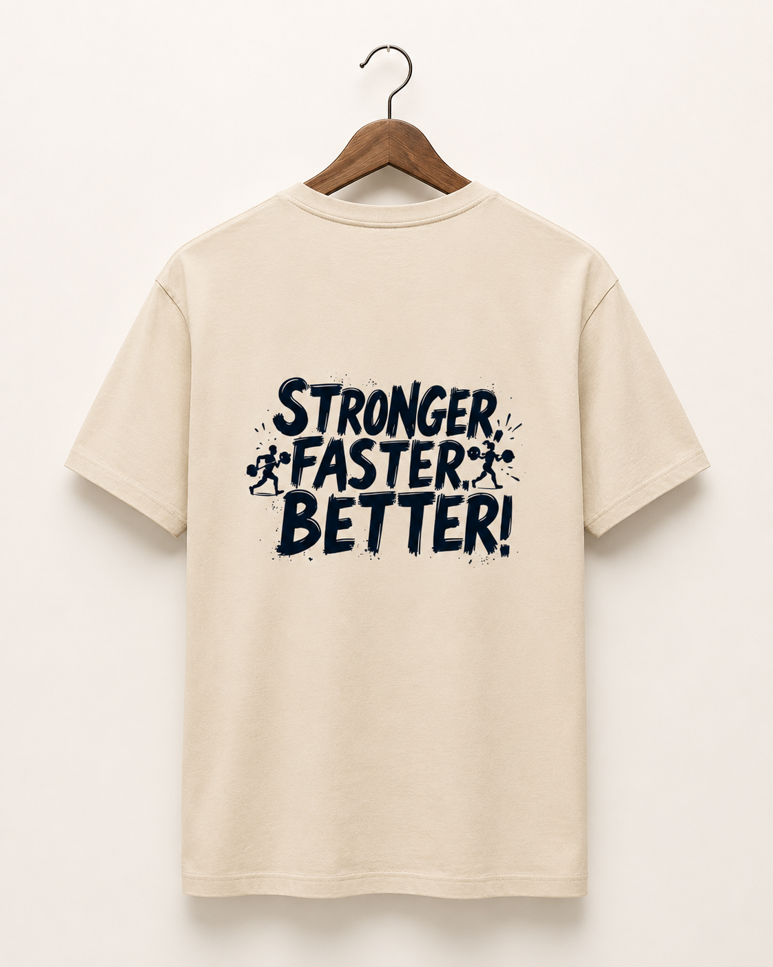 Stronger Better - Round Neck T-Shirt