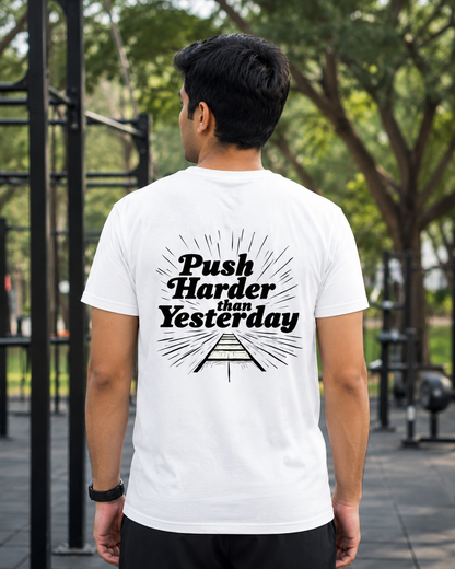 Push Harder - Round Neck T-Shirt