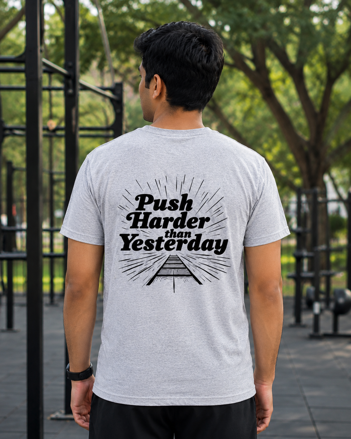 Push Harder - Round Neck T-Shirt