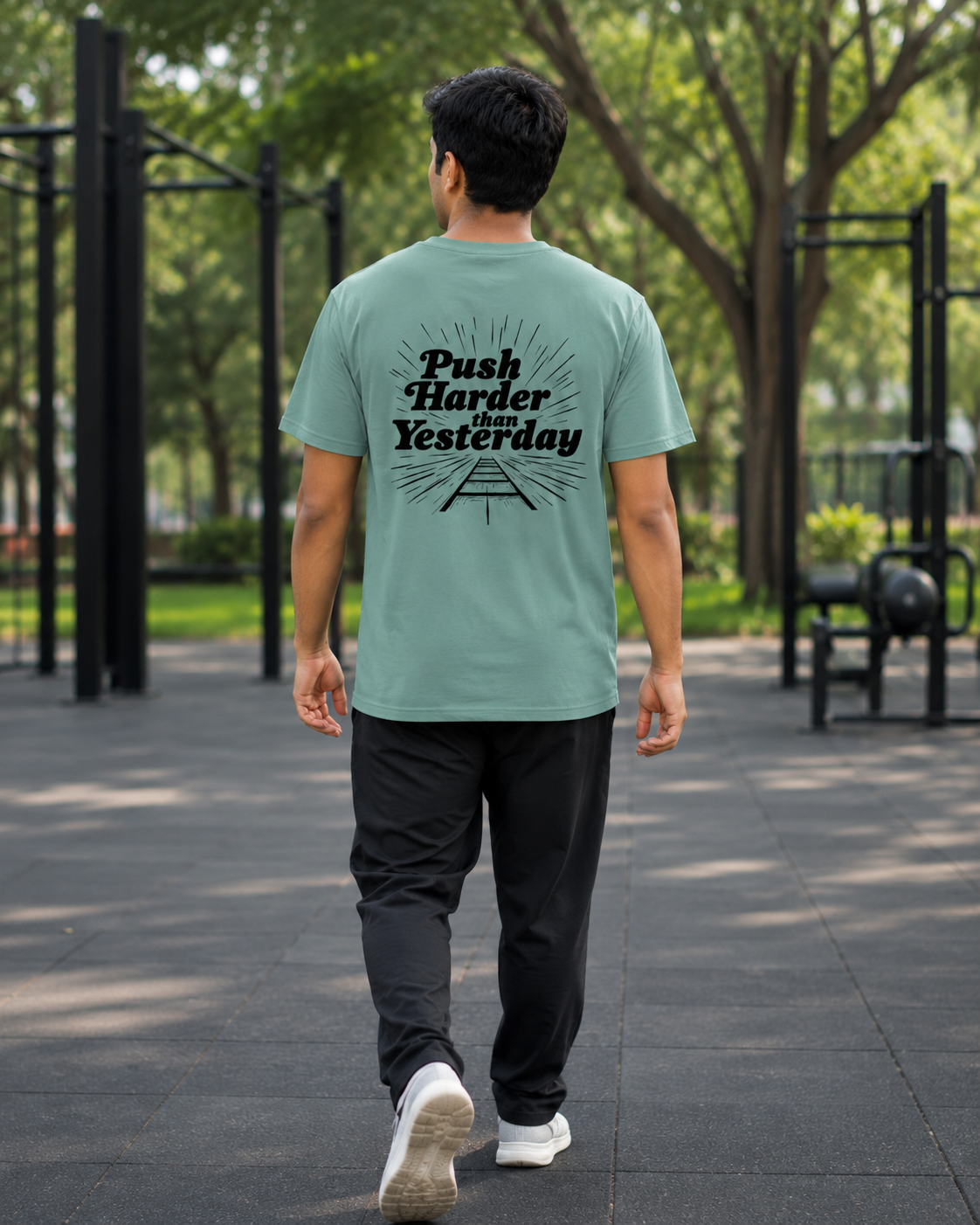 Push Harder - Round Neck T-Shirt