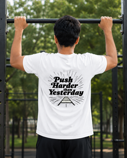 Push Harder - Round Neck T-Shirt