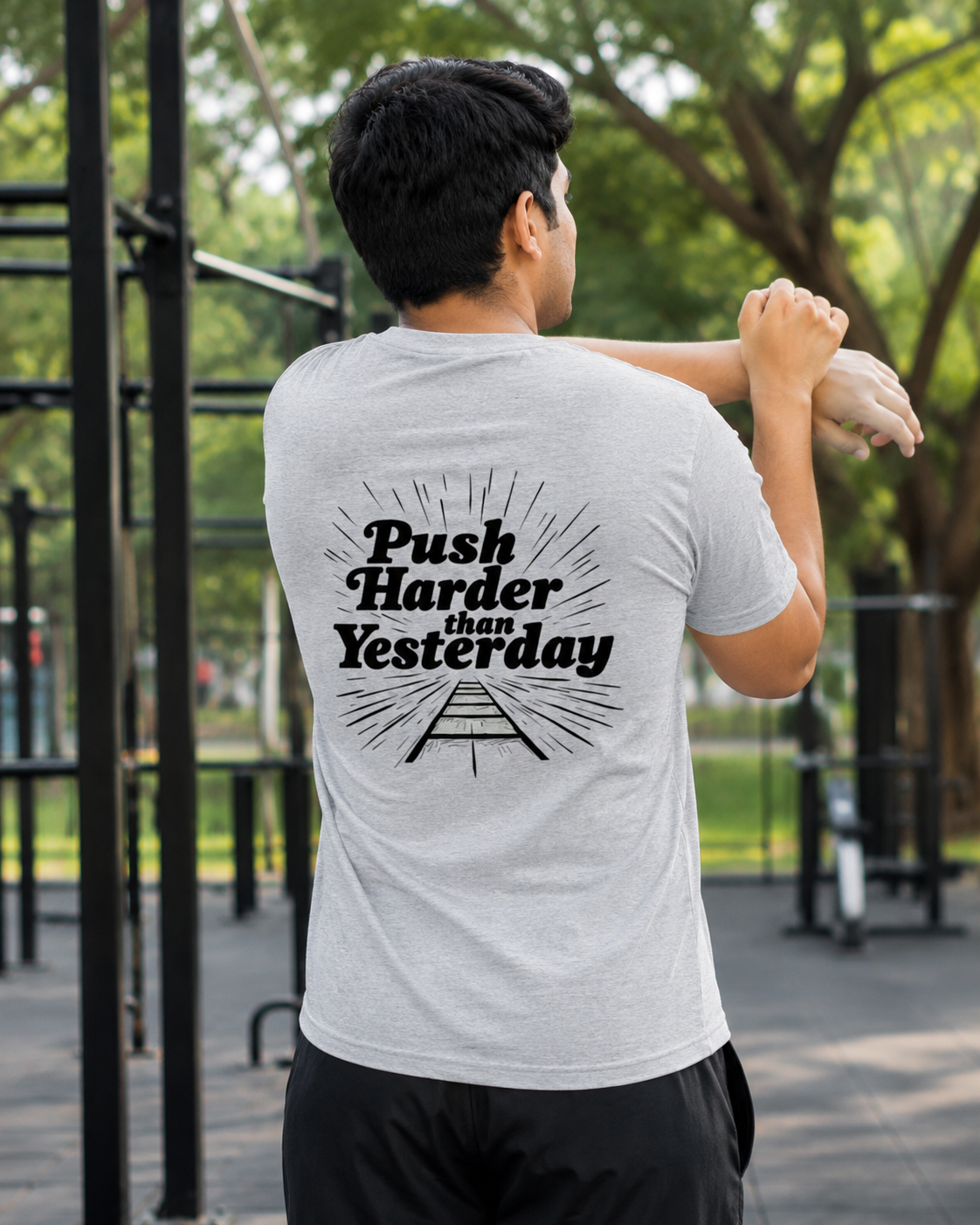 Push Harder - Round Neck T-Shirt