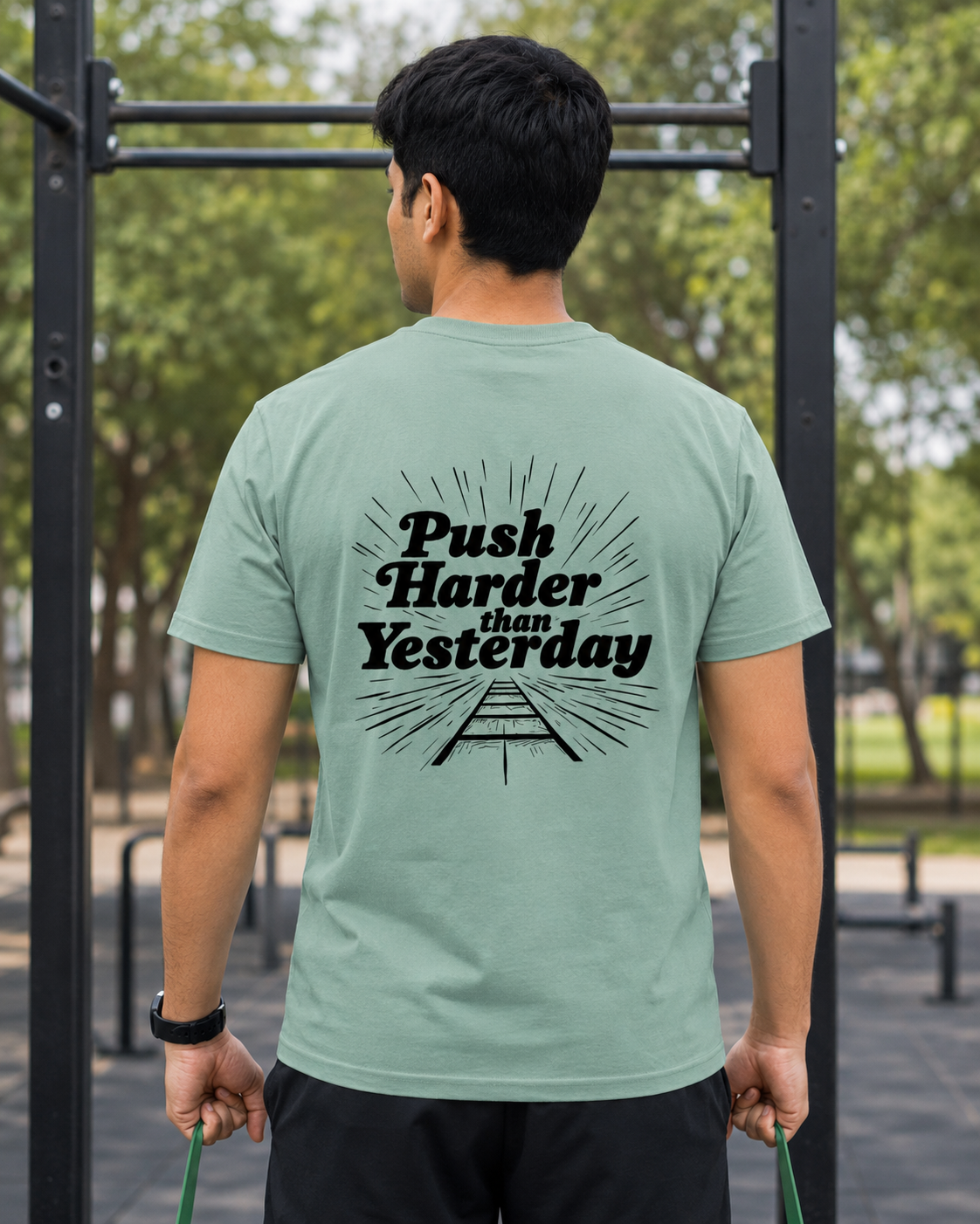 Push Harder - Round Neck T-Shirt