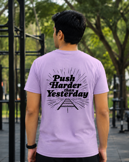 Push Harder - Round Neck T-Shirt