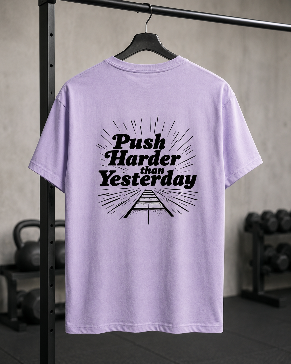 Push Harder - Round Neck T-Shirt