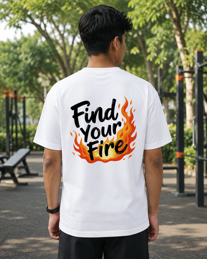 Find Your Fire - Round Neck T-Shirt