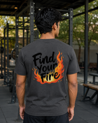 Find Your Fire - Round Neck T-Shirt