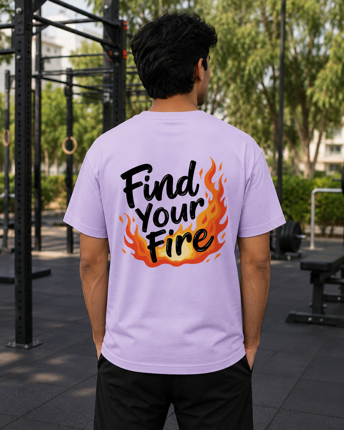Find Your Fire - Round Neck T-Shirt