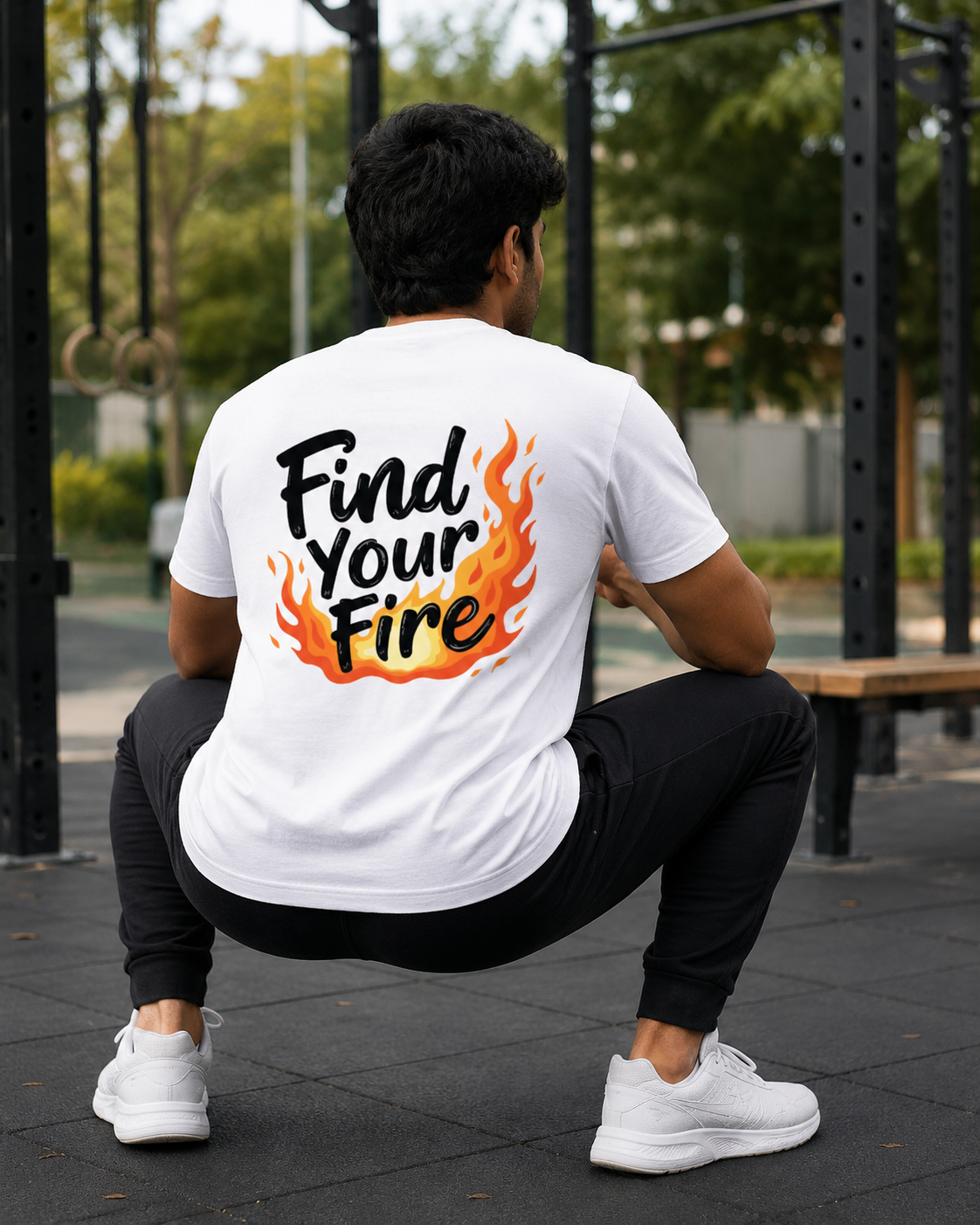 Find Your Fire - Round Neck T-Shirt