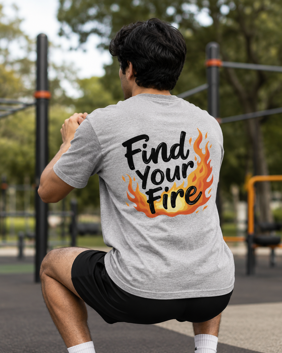Find Your Fire - Round Neck T-Shirt