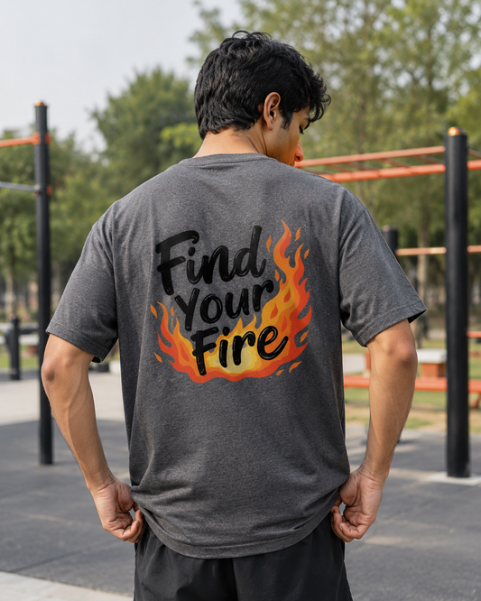 Find Your Fire - Round Neck T-Shirt