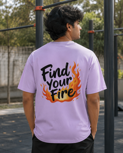 Find Your Fire - Round Neck T-Shirt