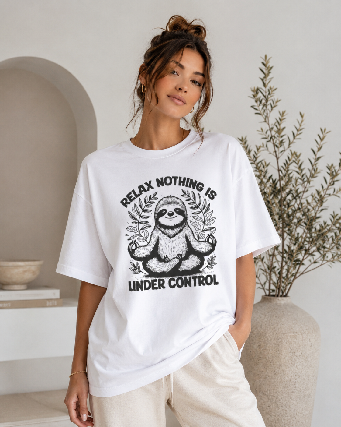 Nothing is Under Control - Round Neck Unisex T-Shirt